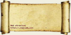 Anđa Perunac vizit kartica